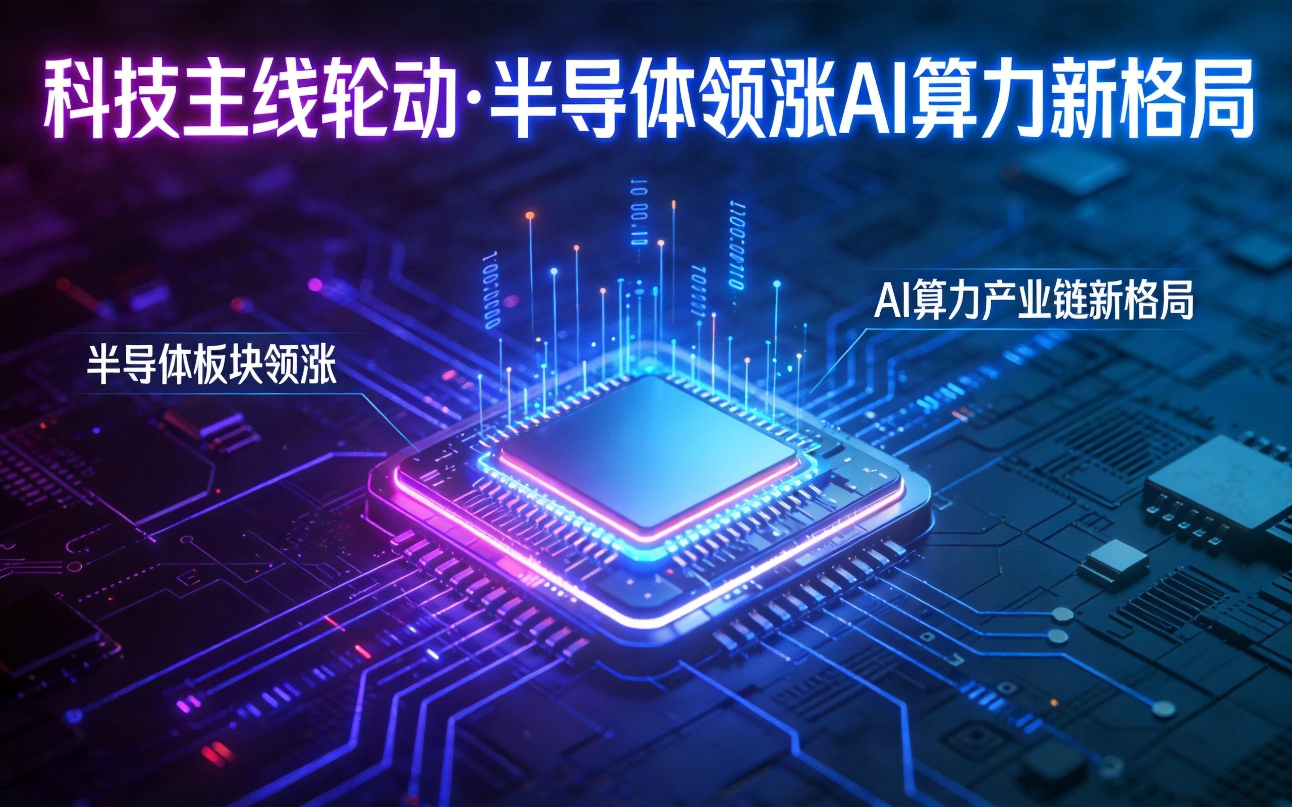 科技主线内部轮动，半导体板块接棒CPO成为新领涨方向