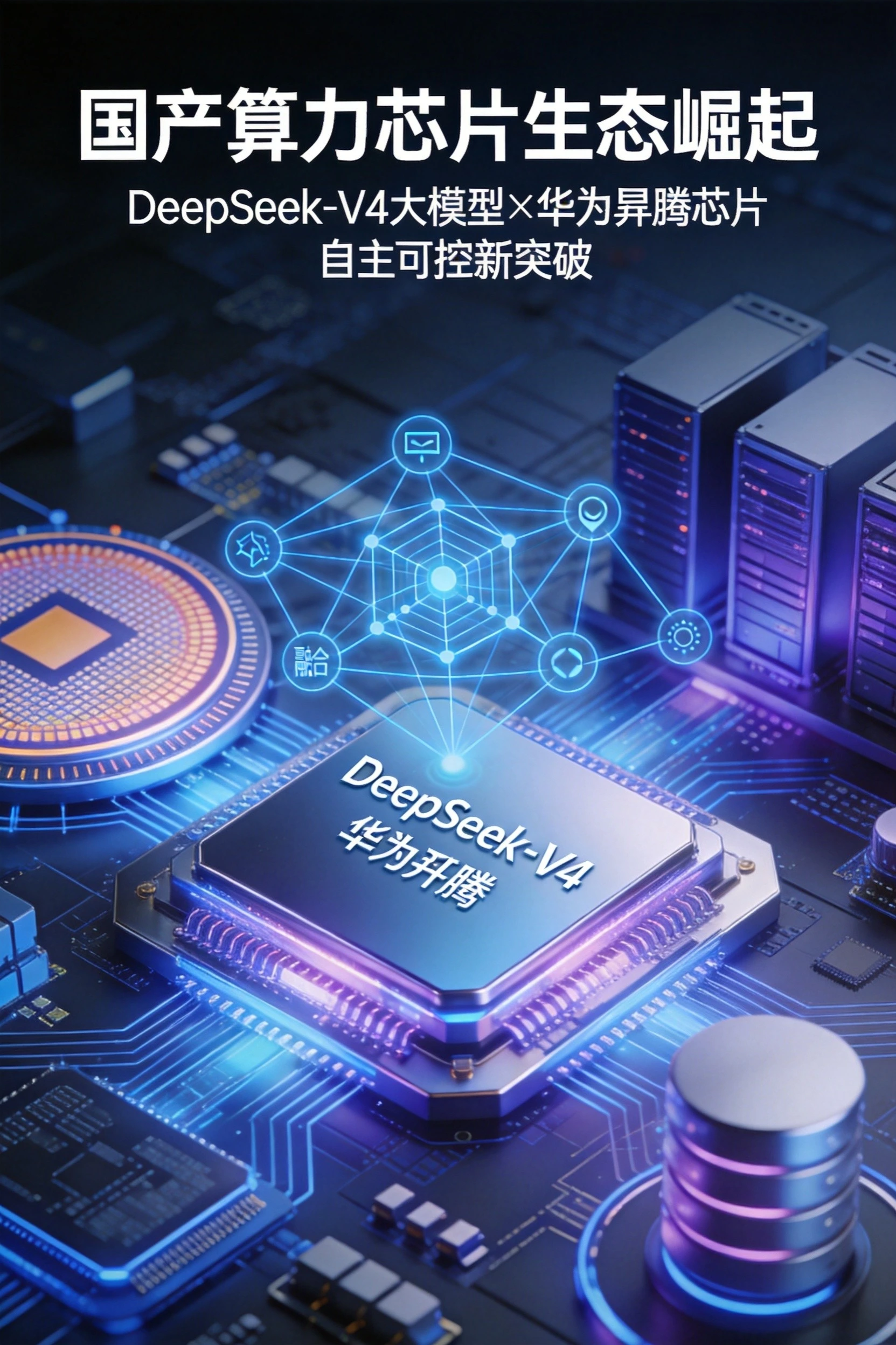 DeepSeek-V4全面适配华为昇腾芯片，国产算力生态实现自主可控突破