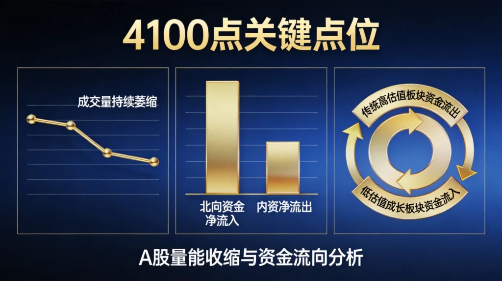 量能收缩背景下北向资金持续流入,板块高低切换加速