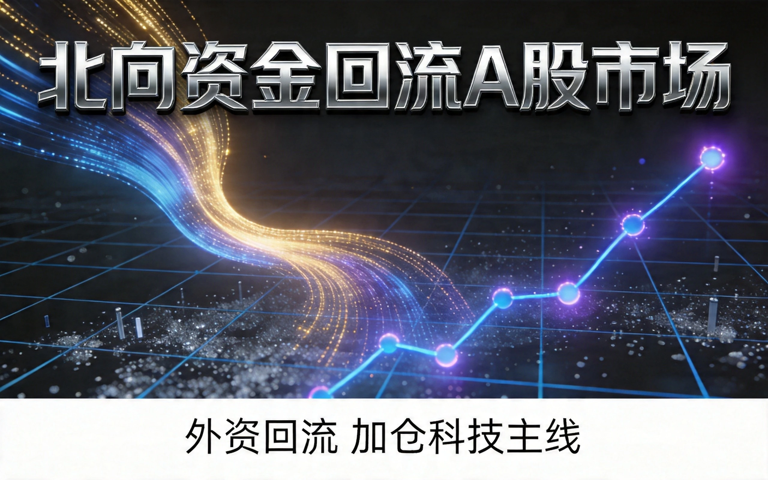 北向资金回流A股市场,金色数据流象征外资加仓科技主线