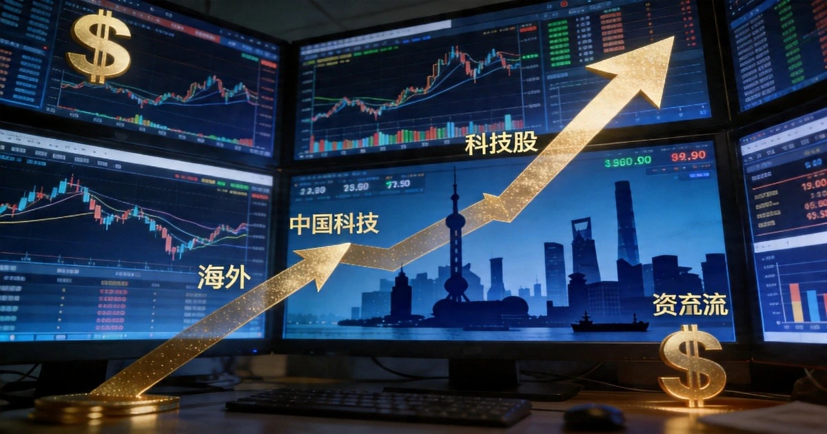 北向资金流向封面 - 外资持续流入A股科技赛道