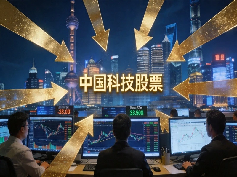 外资持仓配图 - 北向资金重点配置科技股数据可视化