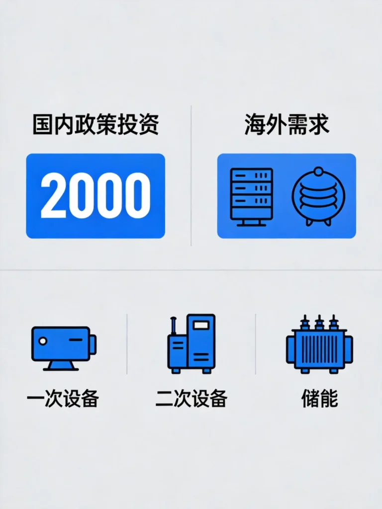 电网设备双轮驱动产业链插图