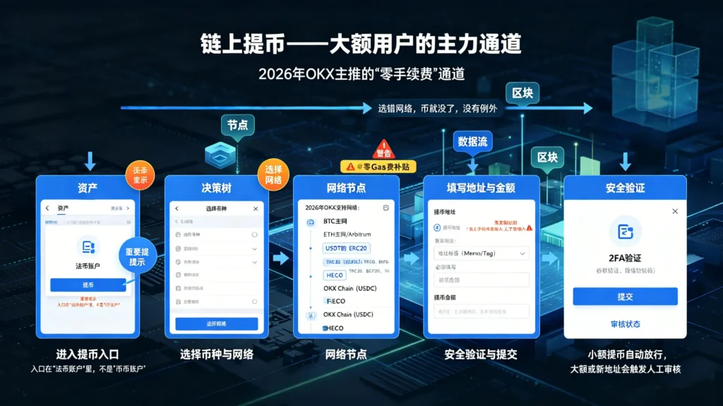 关于 OKX 链上提币流程的插图