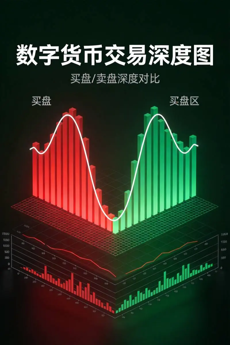 什么是数字货币交易深度图?一文带你看透市场买卖博弈的”X光片”