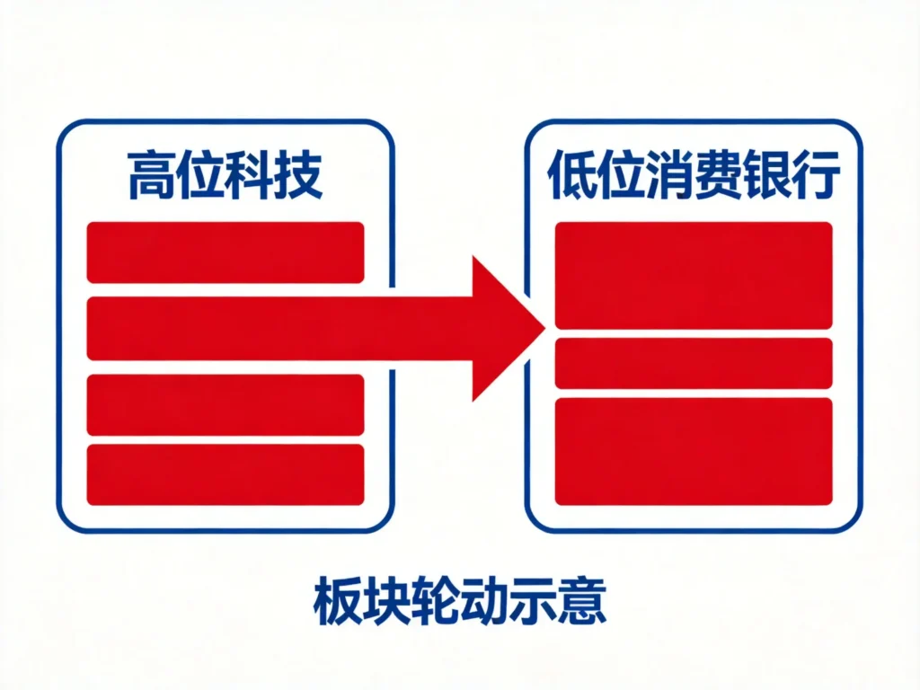 A股资金风格切换流向示意