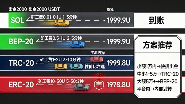 OKX出金四网络通道图