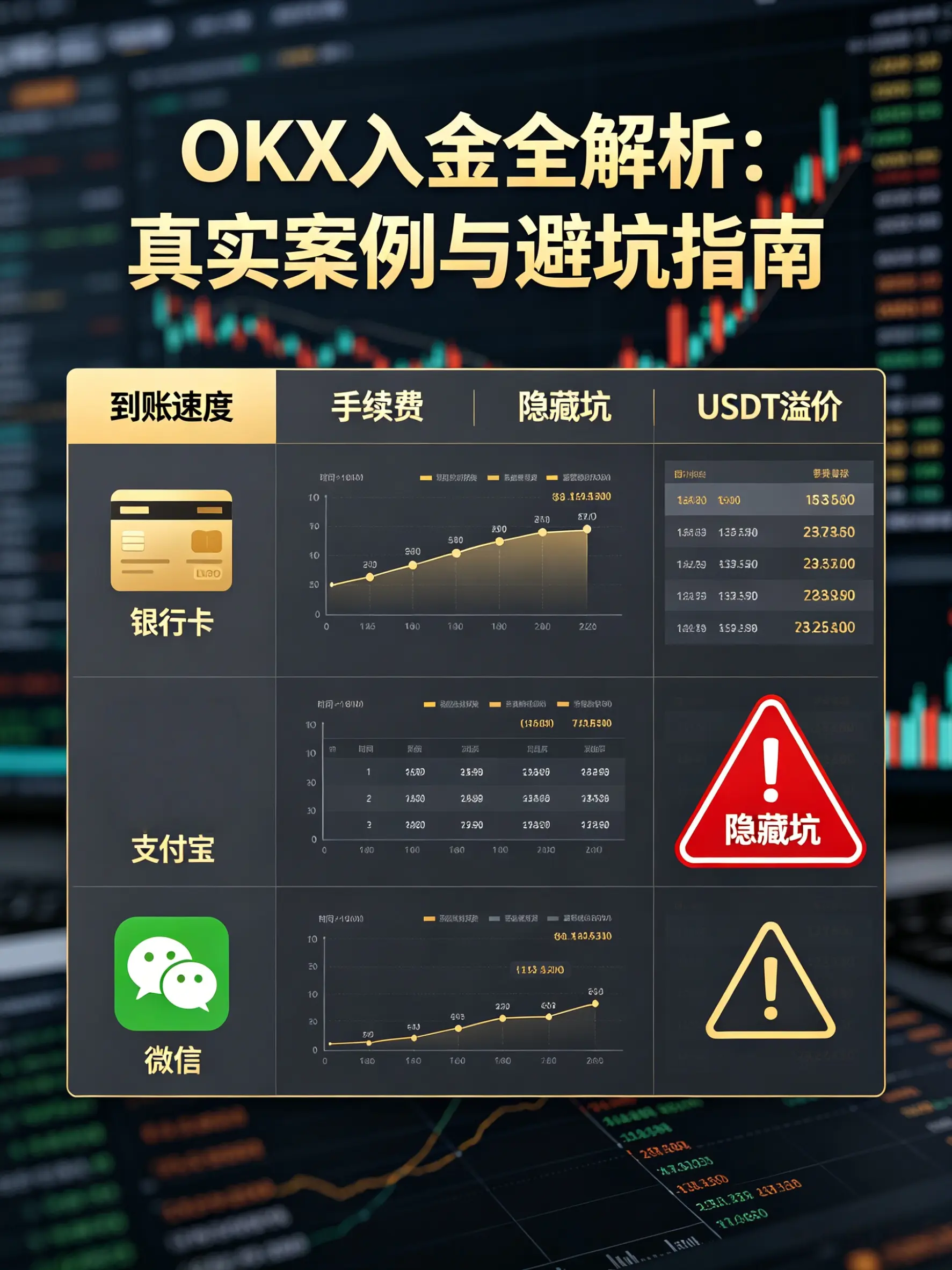 老张的三次充值经历:2026年OKX入金USDT,银行卡、支付宝、微信到底差多少?