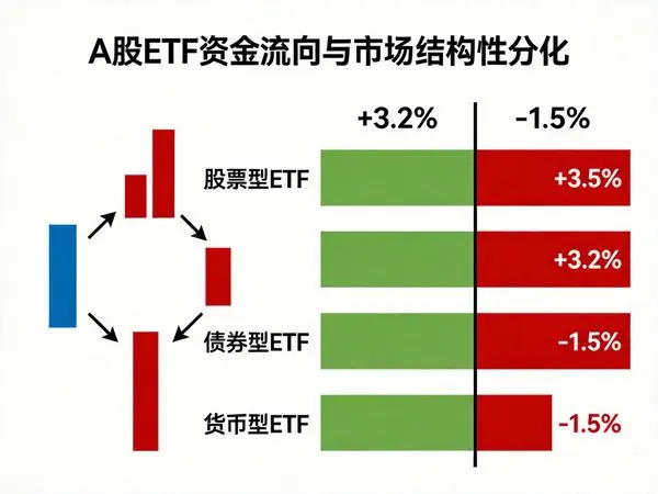 A股ETF资金流向 市场结构性分化