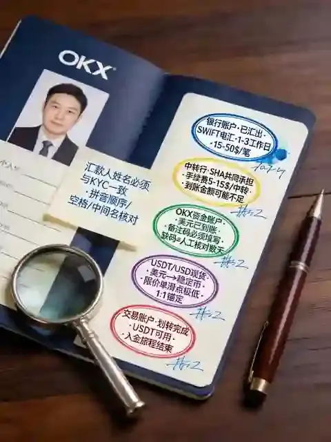 从股票账户到OKX无缝衔接:银行转账买U充值全流程保姆级教学