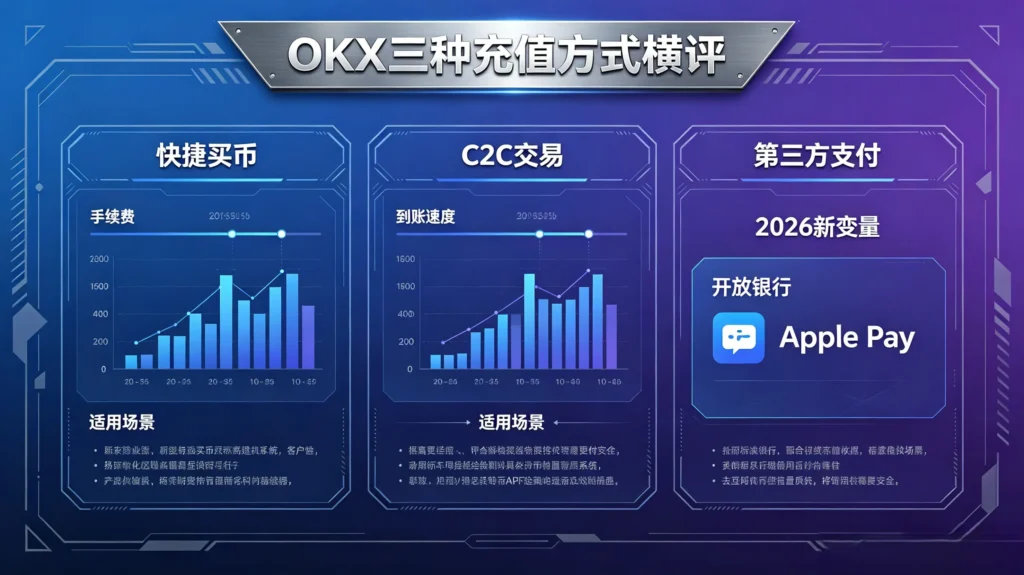 OKX 三种充值方式横评
