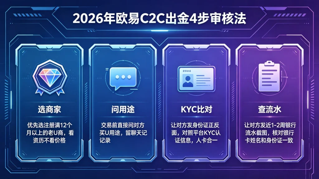 C2C 出金 4 步审核法