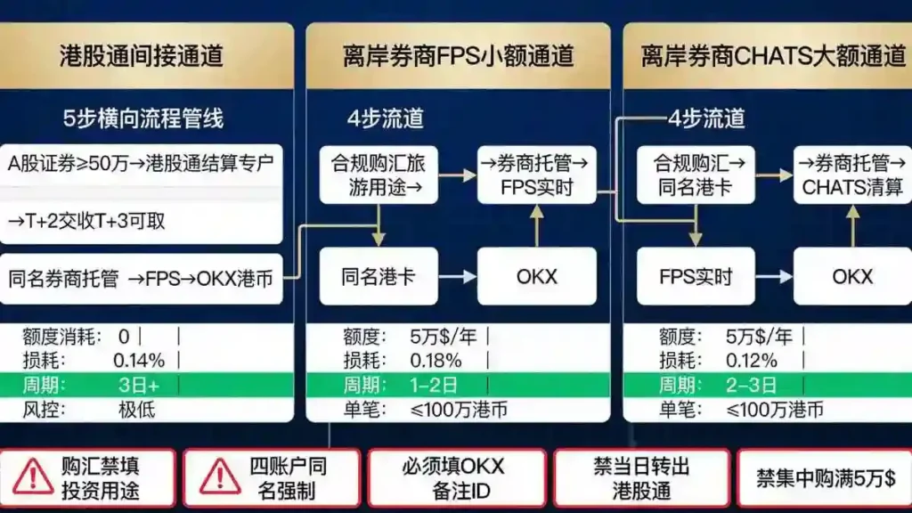 三通道合规清算全景图