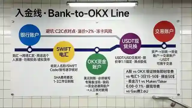地铁线路图银行到OKX入金