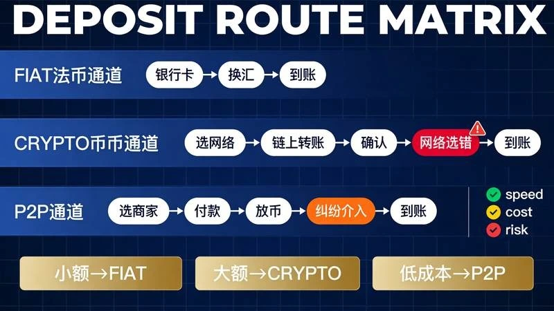 OKX充值三通道对比表