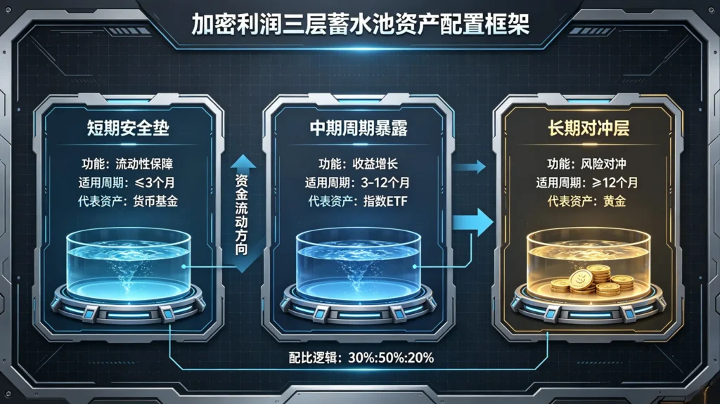 加密利润三层蓄水池资产配置框架