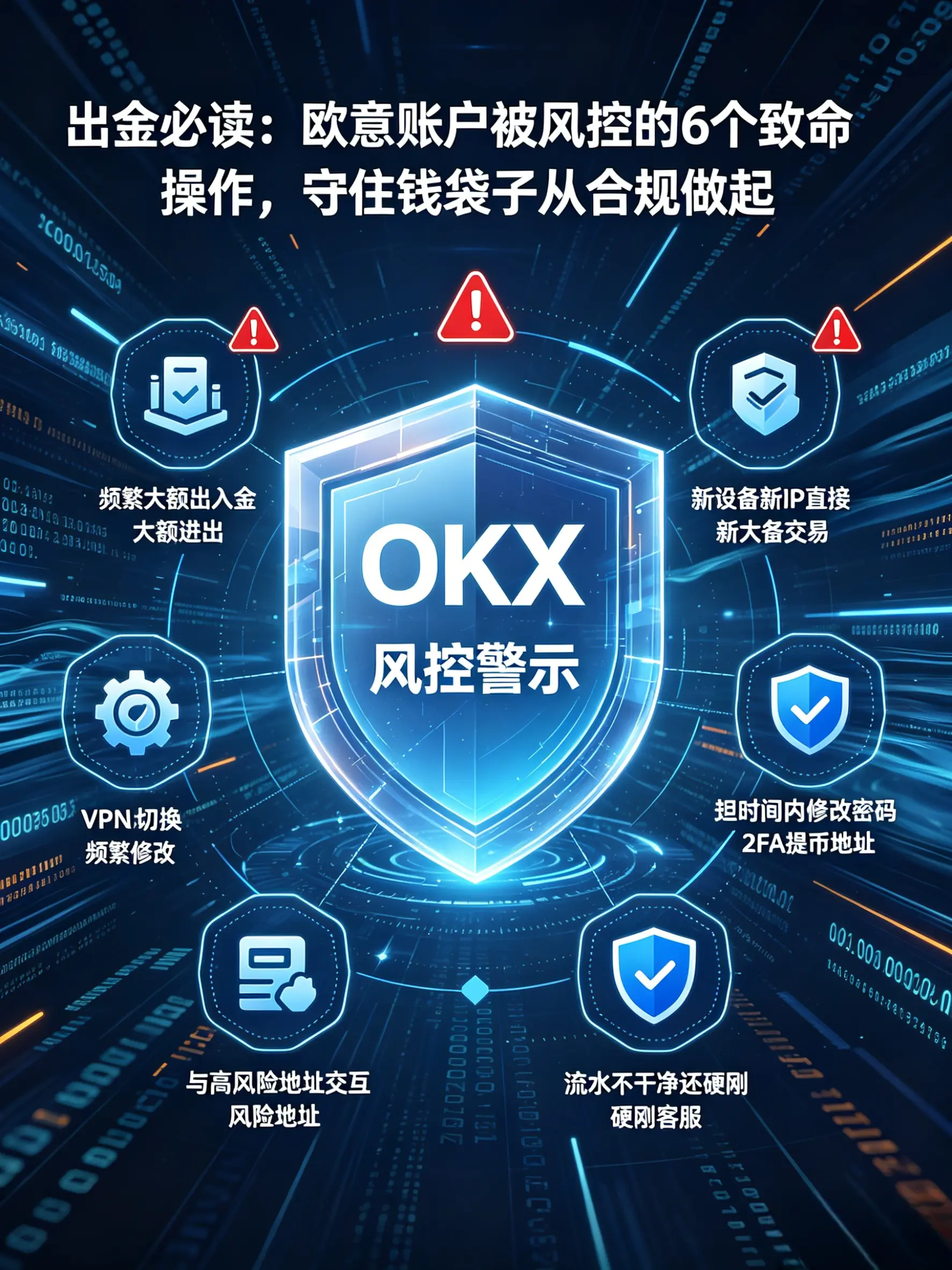 出金必读:交易所账户被风控的6个致命操作,守住钱袋子从合规做起