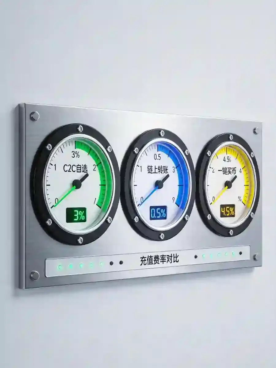 充值防坑手册:法币C2C、链上转账与一键买币费率时效横评