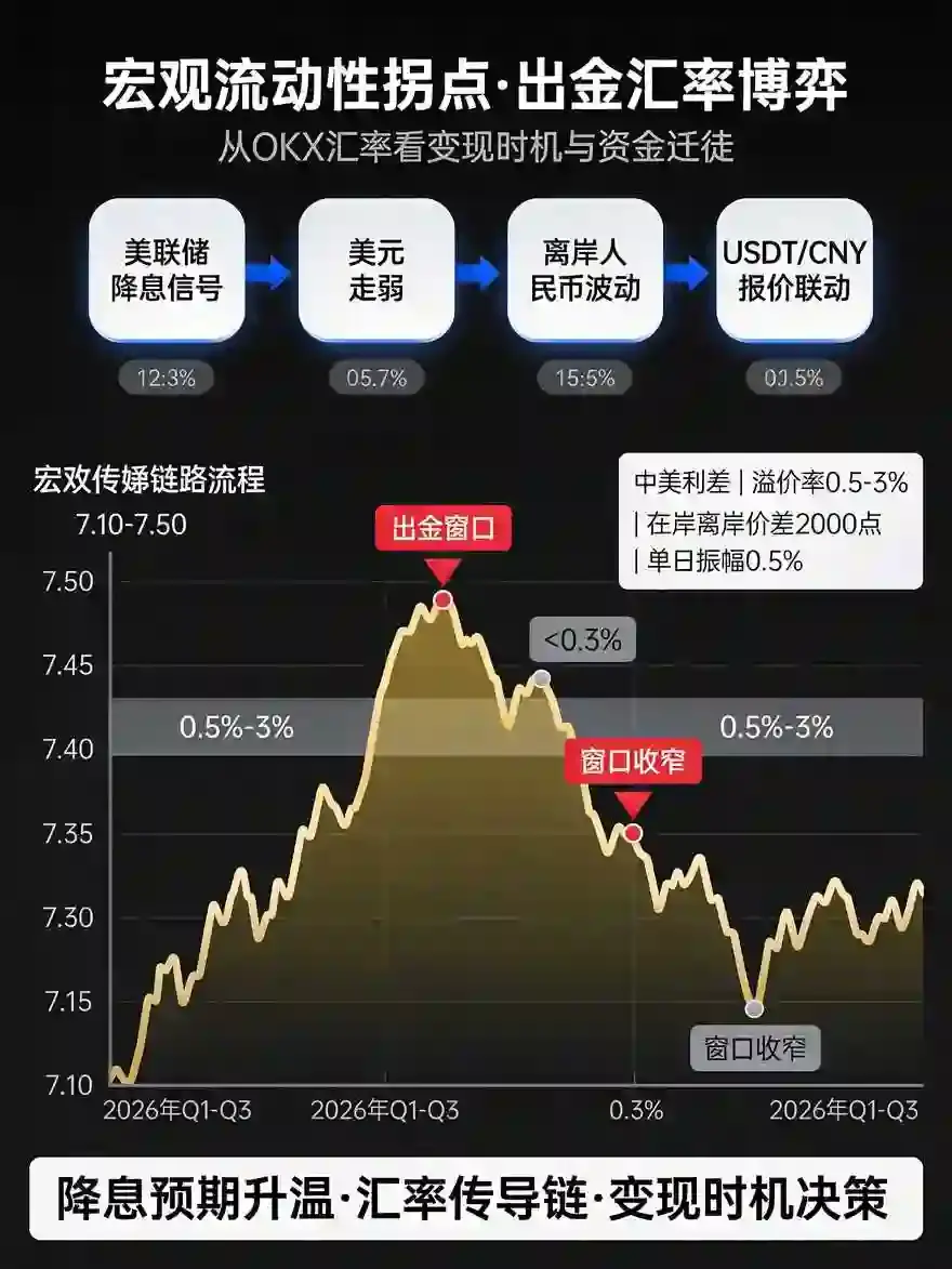 宏观流动性拐点中的加密出金博弈：从交易所汇率看变现时机与跨境资金迁徙路径