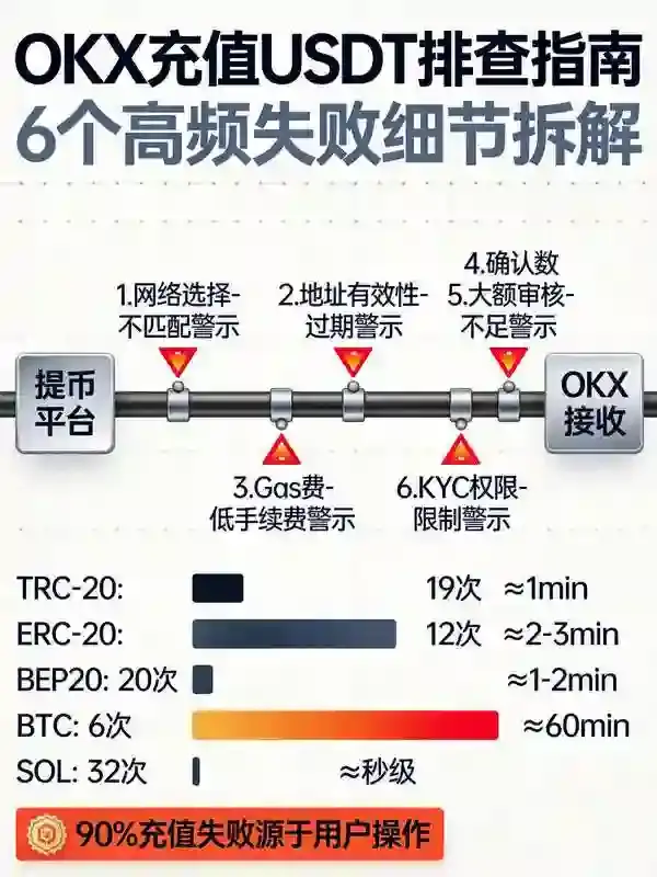 充值USDT总失败？这6个细节90%的人都会忽略