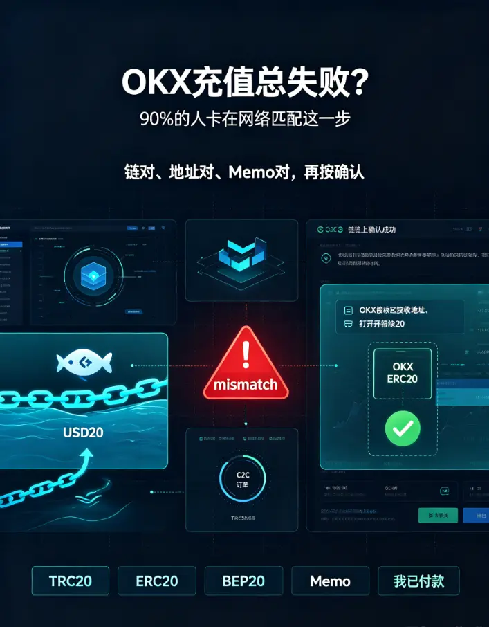 充值总失败?90%的人卡在“网络匹配”这一步,手把手教你一次搞定