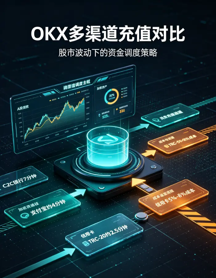 多渠道充值对比:股市波动下,法币入金与链上充值的资金调度策略