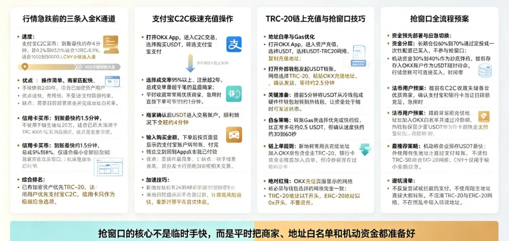 行情急跌资金调度路径