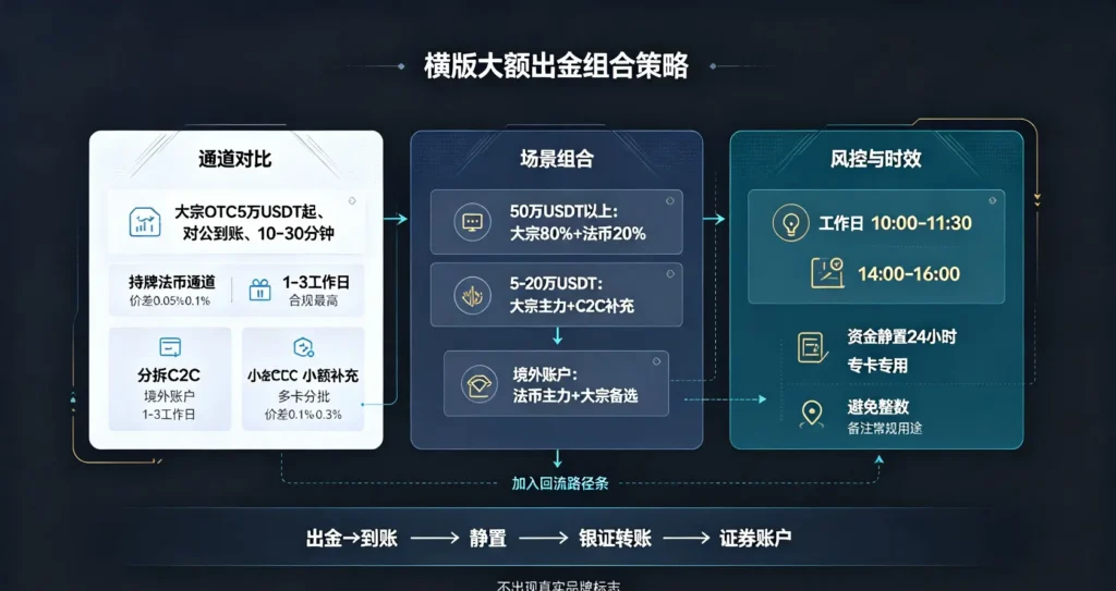 多渠道组合出金策略图