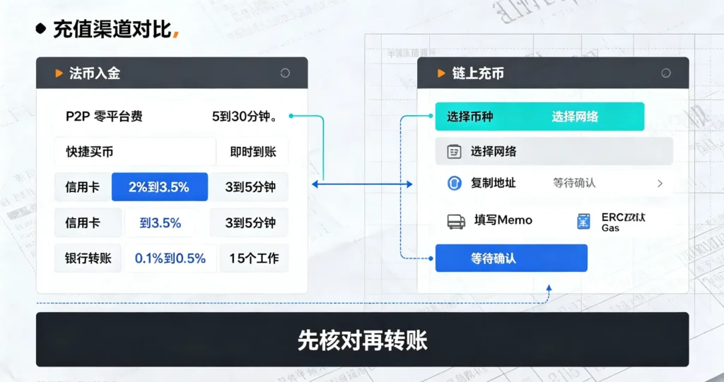 充值渠道对比图解