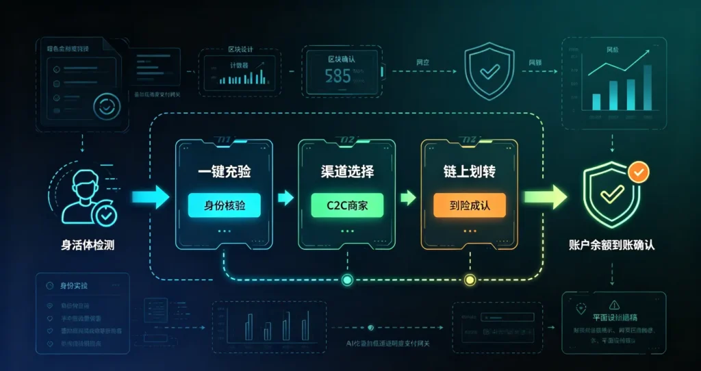 充值实操三步流程