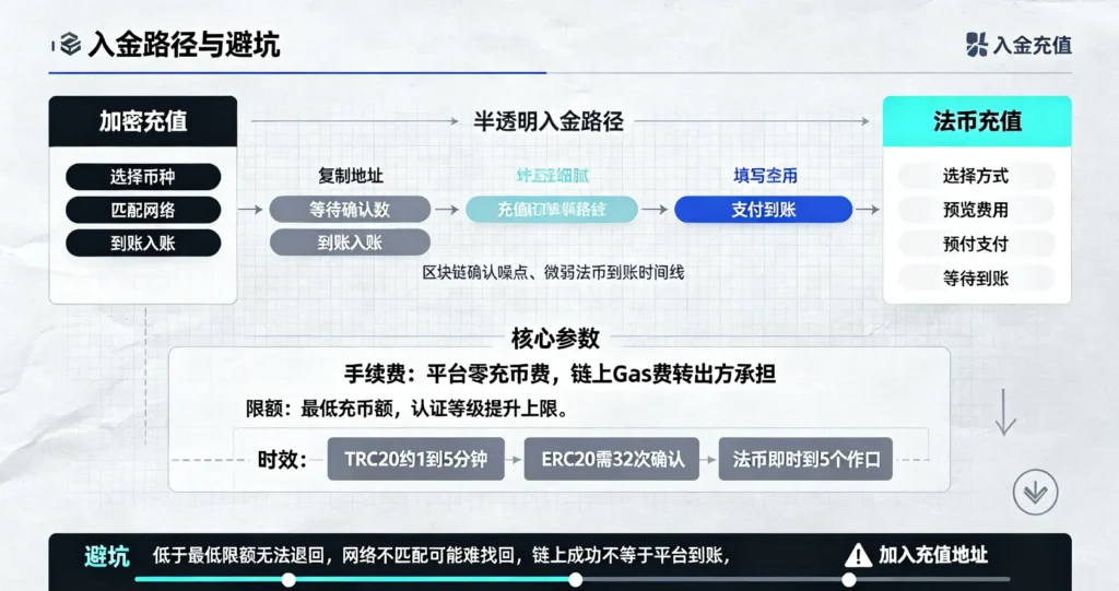 入金路径与避坑地图